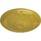 Ekena Millwork Athens Ceiling Medallion (Fits Canopies up to 3 5/8"), Hand-Painted Rich Gold, 26 1/4"OD x 3 1/4"P CM27ATRGS - alternate 2